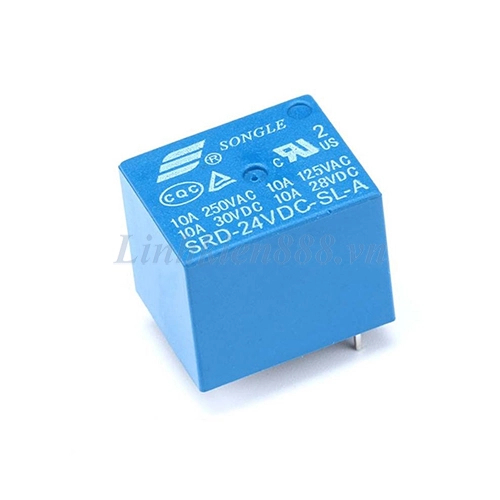 รีเลย์ SRD-24VDC 4 ขา 10A