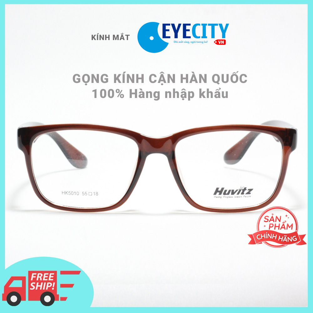 กรอบแว่นตาผู้ชายและผู้หญิงเกาหลีทําจากพลาสติกคุณภาพสูง Huvitz HK5010-C12