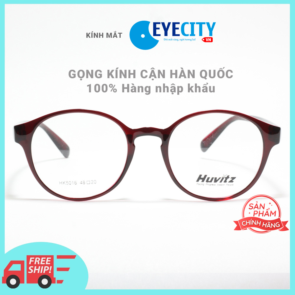 กรอบแว่นตาผู้หญิงเกาหลีทําจากพลาสติกคุณภาพสูง Huvitz HK5016-C7