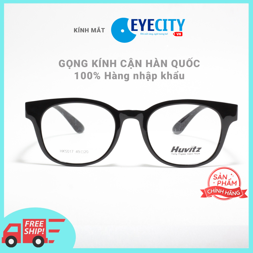 กรอบแว่นตาผู้ชายและผู้หญิงเกาหลีทําจากพลาสติกคุณภาพสูง Huvitz HK5017-C1