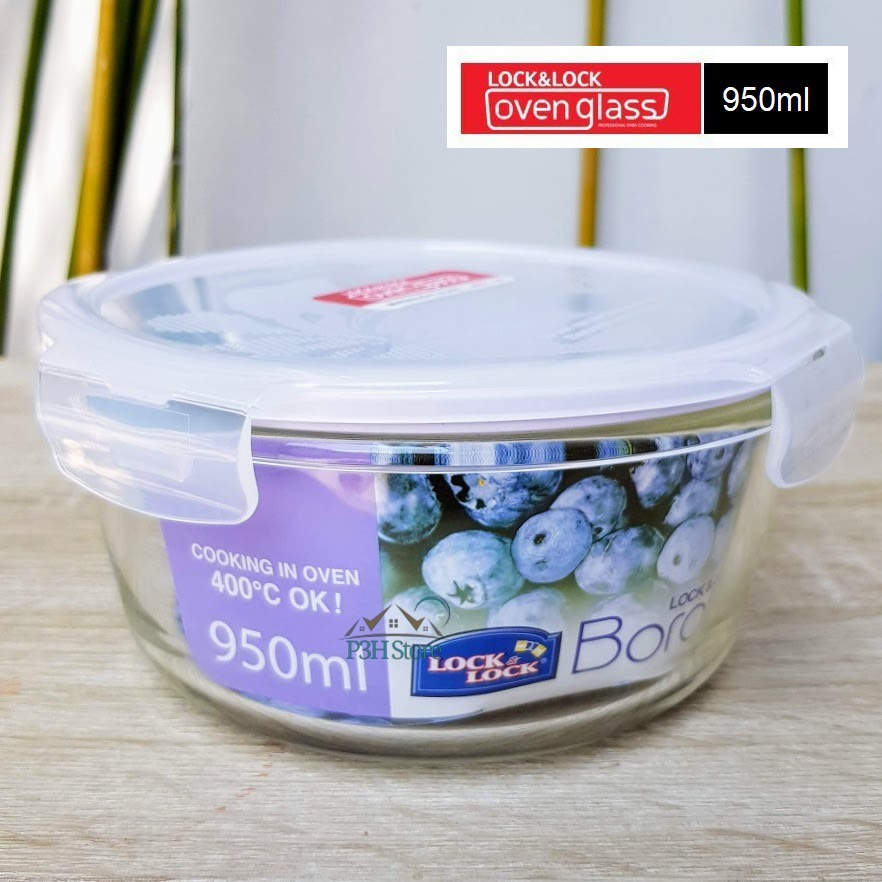 Lock and Lock กล่องแก้วทนความร้อน 430ML / 650ml - 750ml - กล่องพลาสติก inochi 750ml -1000ml พลาสติก 