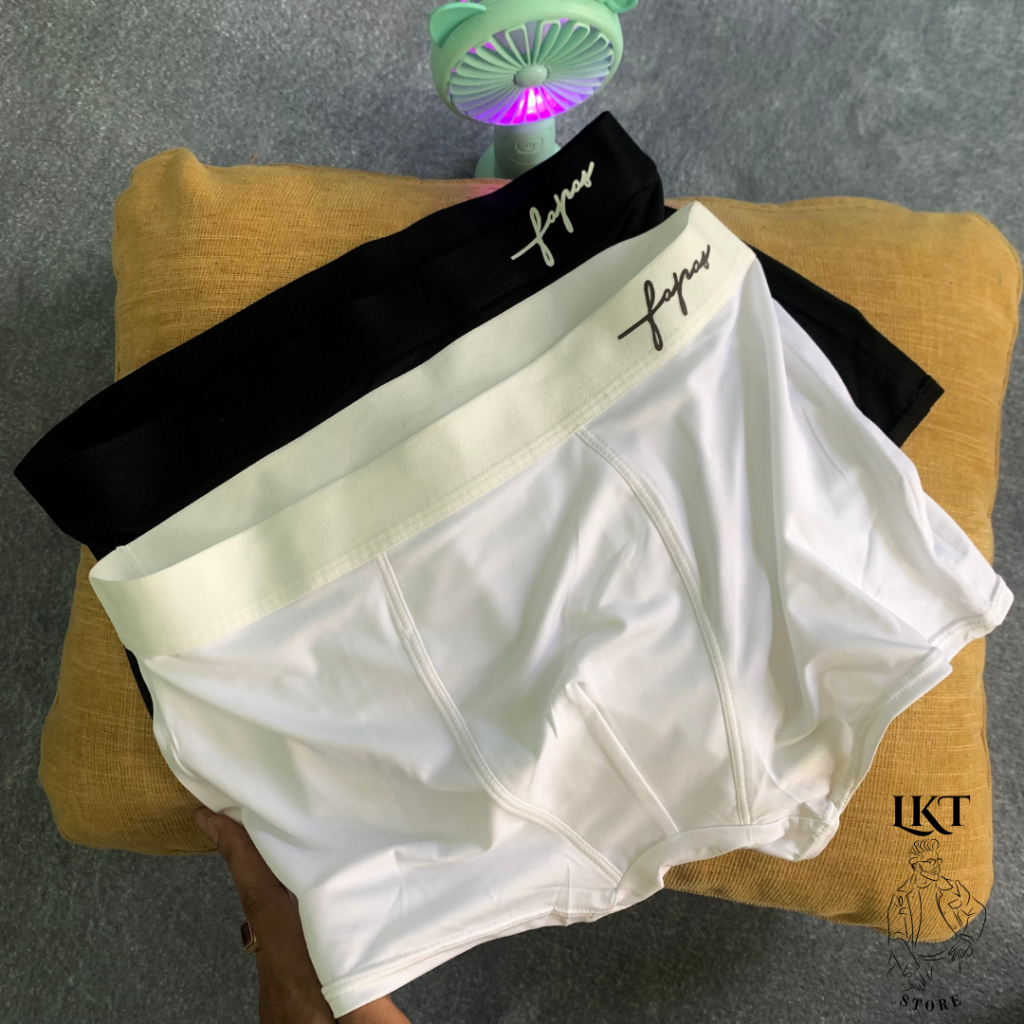 คอมโบกางเกงในผู้ชายคุณภาพสูง 4 ตัว กางเกงในชาย FAPAS หรูหรามีระดับ กางเกงในชายเท่ๆ