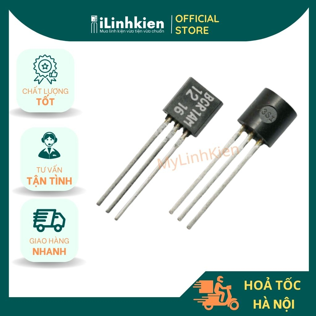 BCR1AM-12 Triac 1A 600V TO-92 ของแท้ Renesas คุณภาพสูง
