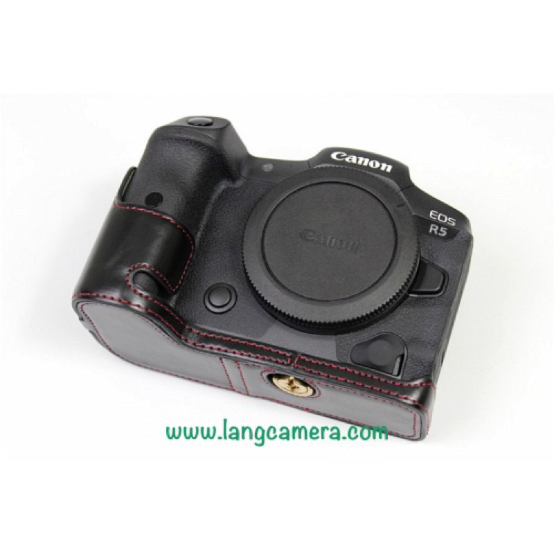 เคสหนัง Halfcase สําหรับกล้อง Canon EOS-R5, EOS-R6, EOS-R6ii