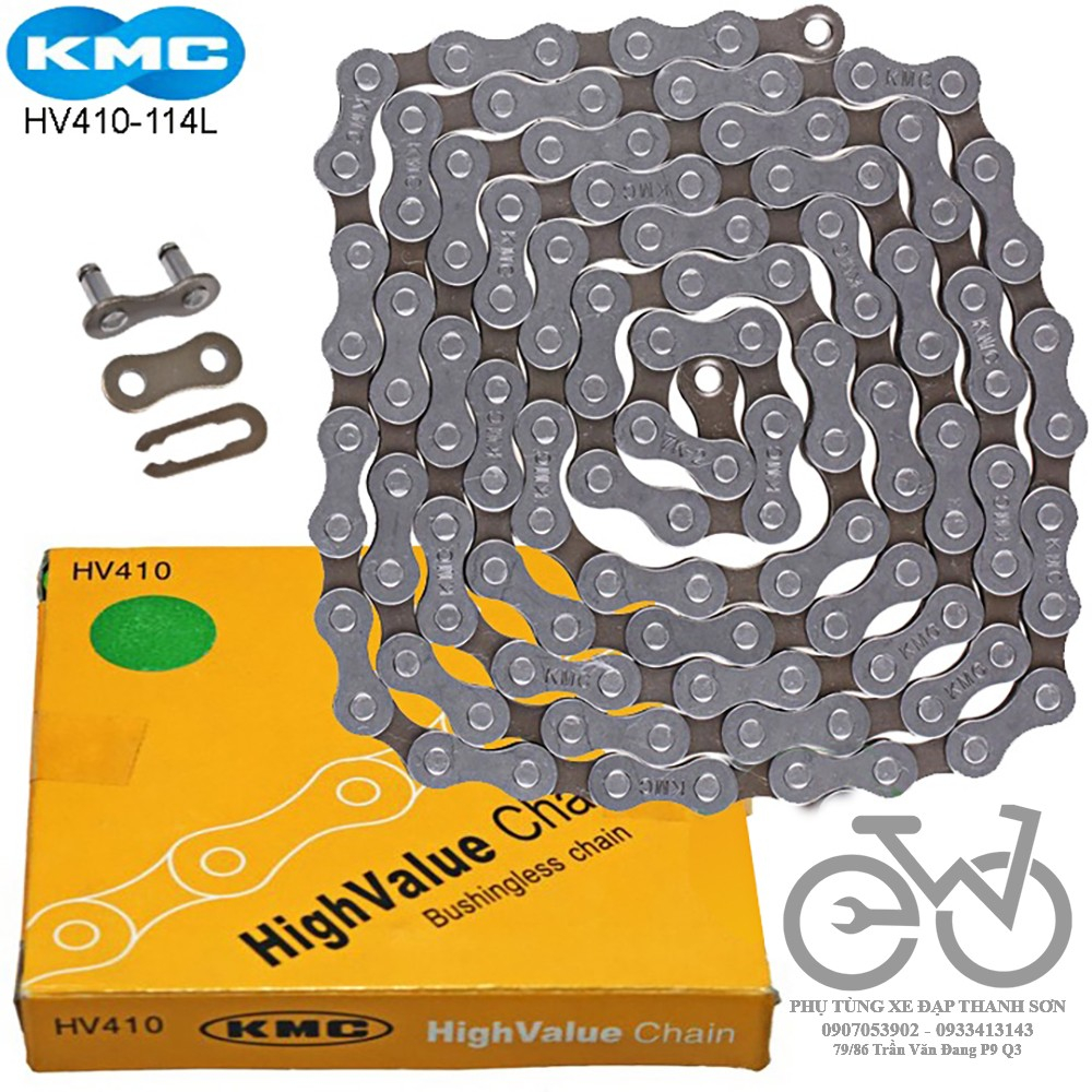 Kmc HV410-114L 1 Speed Slug, Fixed Gear Bicycle Slug - กล ่ องสีเหลือง
