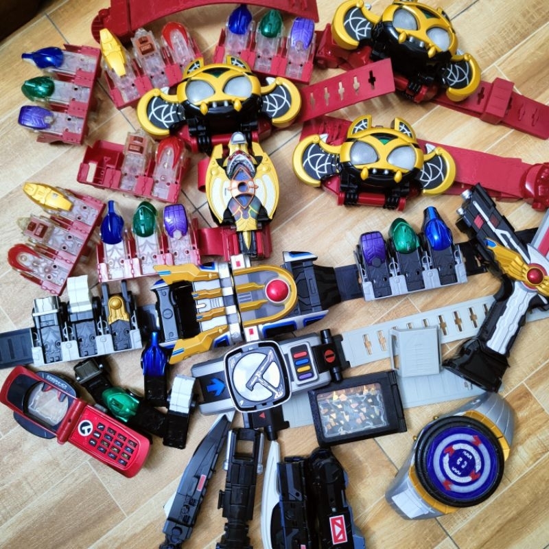 เปรียบเทียบของเล่นซูเปอร์ฮีโร่ Kamen Rider Driver Kiva / Den-O / Saber / Zero One DX
