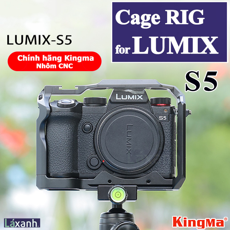 LUMIX S5 รุ่นใหม่ | Rig กรงกรอบป้องกันจับอุปกรณ์เสริมกล้องสําหรับ Pana Lumix S5 lumix s5