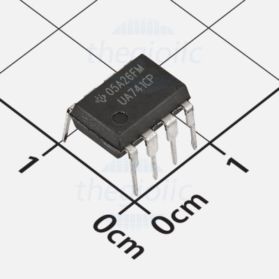 [3 ชิ้น]- UA741CP IC OPAMP เครื่องขยายเสียงวัตถุประสงค์ทั่วไป 1 วงจร 1MHz, 8-DIP TechZone Viet