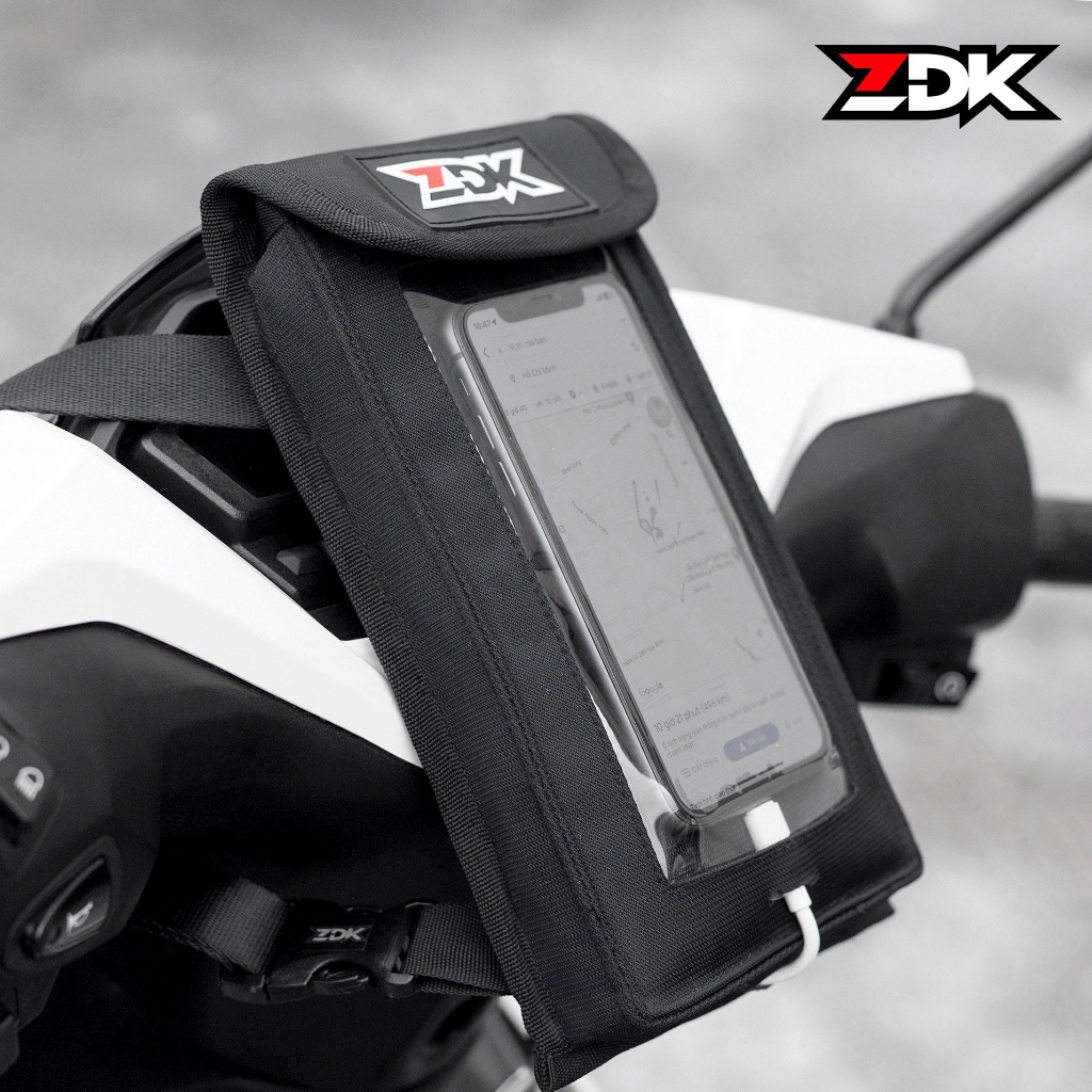 ZDK กระเป๋ามินิ กระเป๋าหัวโทรศัพท์ รถมอเตอร์ไซด์ ดีไซน์ใหม่ พร้อมรูชาร์จ 2 ชั้น รองรับการปล่อยความร้อน