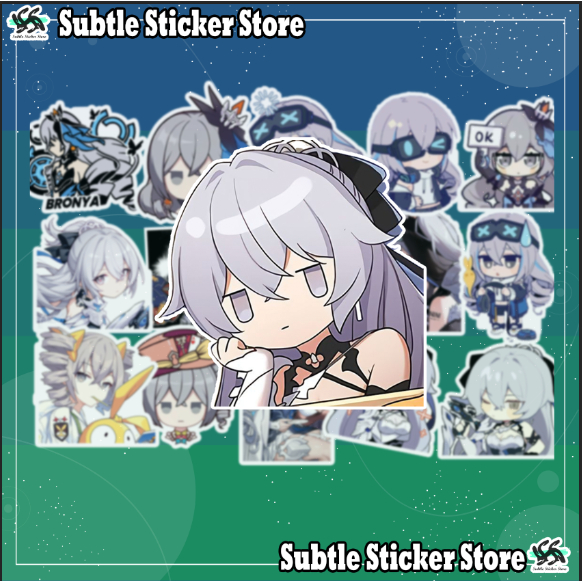 [Honkai Impact] - ชุด 10/15 สติ๊กเกอร์ Broyna / Bronya Zaychik เกม HI3 สติ๊กเกอร์ชบาตกแต่งกันน้ําสวยมาก