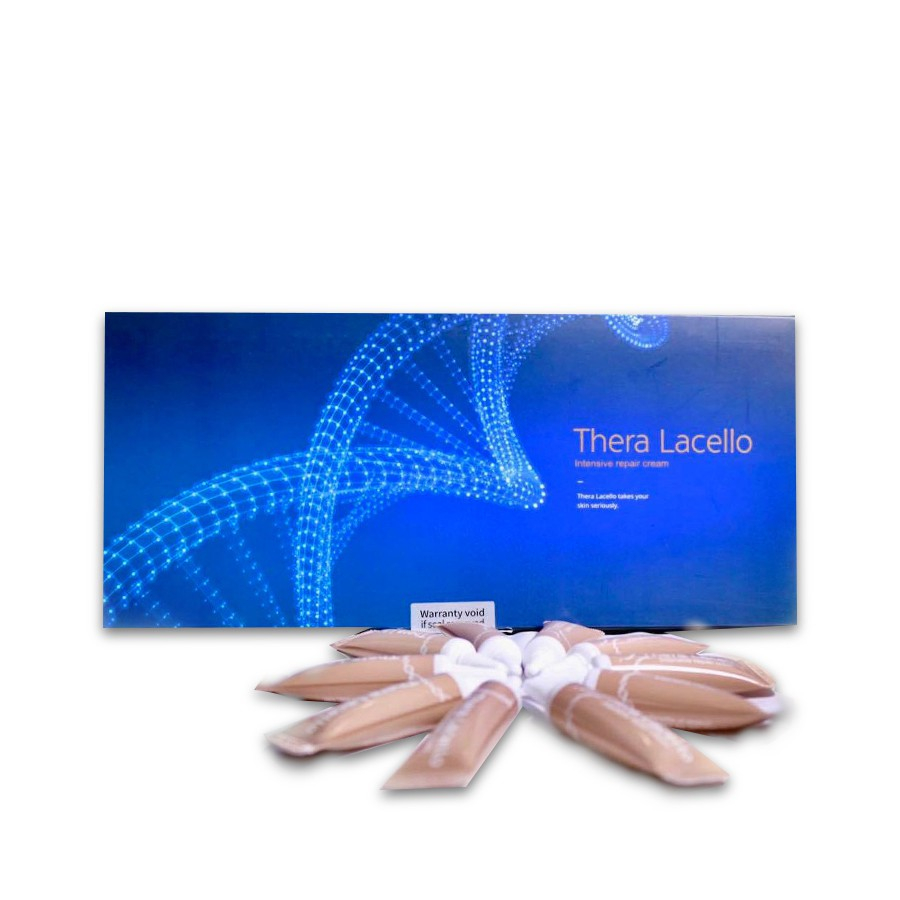 ขายปลีก 1 หลอด Thera Lacello Skin Regenerating Stem Cell Scar Cream หลังจากลอก Skin, เลเซอร ์ Intensive Repair Cream 8gr