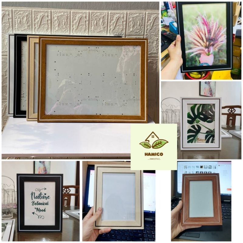 กรอบรูปมีเส้นสไตล์เกาหลี ทุกขนาด A3, A4, A5, 13*18 (mica FRAME) CHEAP PRICE