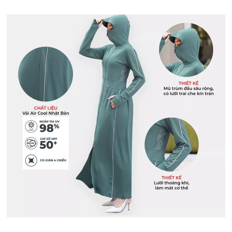 โซเฟีย โซเฟีย โซเฟีย💚Shop- New Full Body Sunscreen free Size ต่ํากว่า 63kg