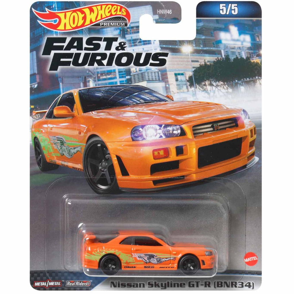 Hot Wheels Premium Nissan Skyline GT-R (BNR34)