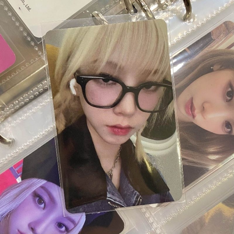 [มีดีล/] photocard karina pub ktown4u ka glass beret bread clio ฤดูหนาว ning giselle อัลบั้ม aespa โ