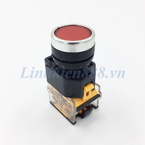ปุ่มกดปล่อย LA38-11BN สีแดง
