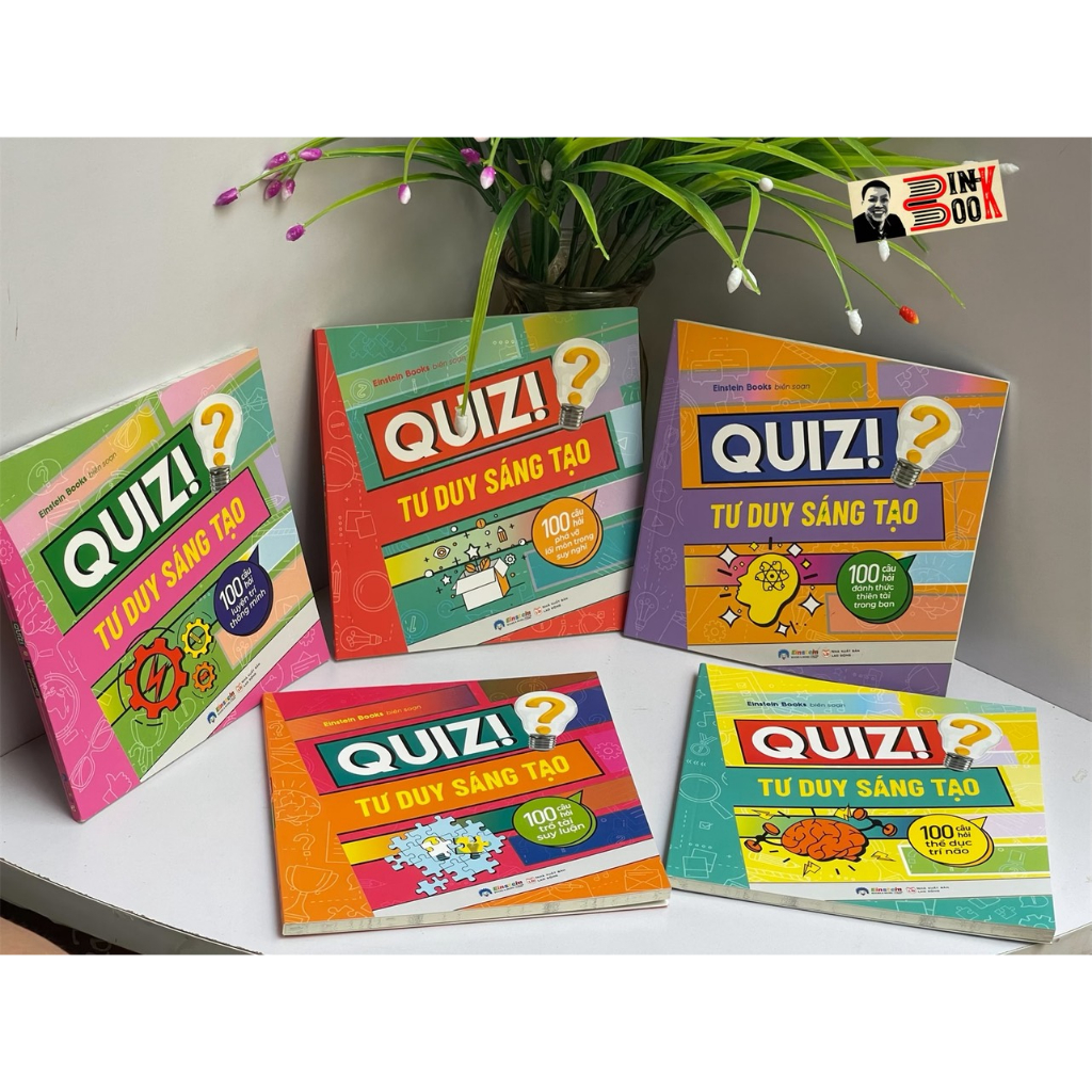 หนังสือ - (คอมโบ 5 เล่ม) QUIZ CREATIVE THINKING - ผู้แต่งมากมาย - EST - ปกอ่อน