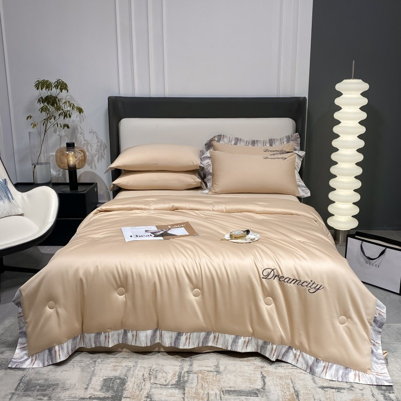 Dream City ชุดเครื่องนอนผ้าไหมแบบไม่ผ้าไหม