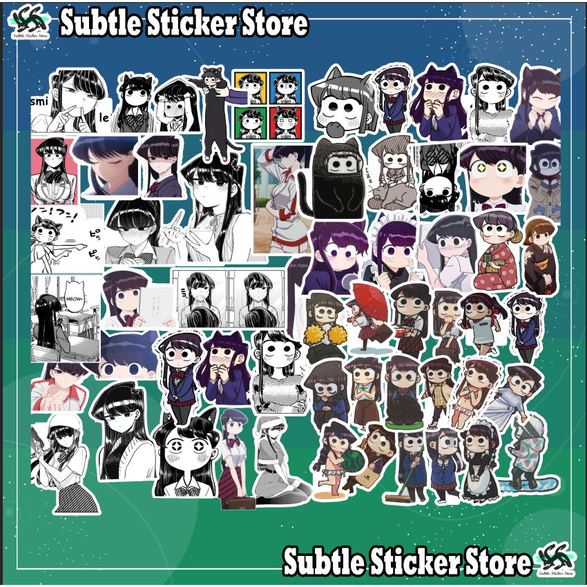 [Komi ไม่สามารถสื่อสาร] - ชุด 10/15/30 สติ๊กเกอร์ Komi Shouko / Komi-san wa อะนิเมะ Komi ไม่สามารถสื