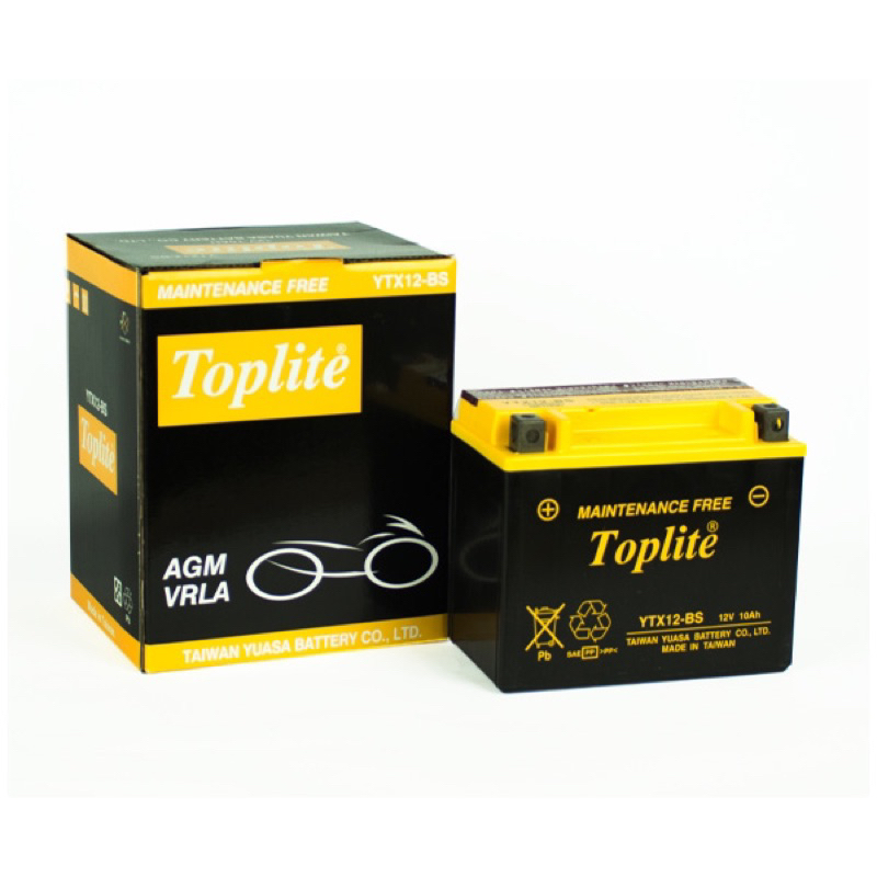 แบตเตอรี่รถจักรยานยนต์ One Toplite YTX12-BS 12V-10AH (ผลิตภัณฑ์ที่นําเข้า)