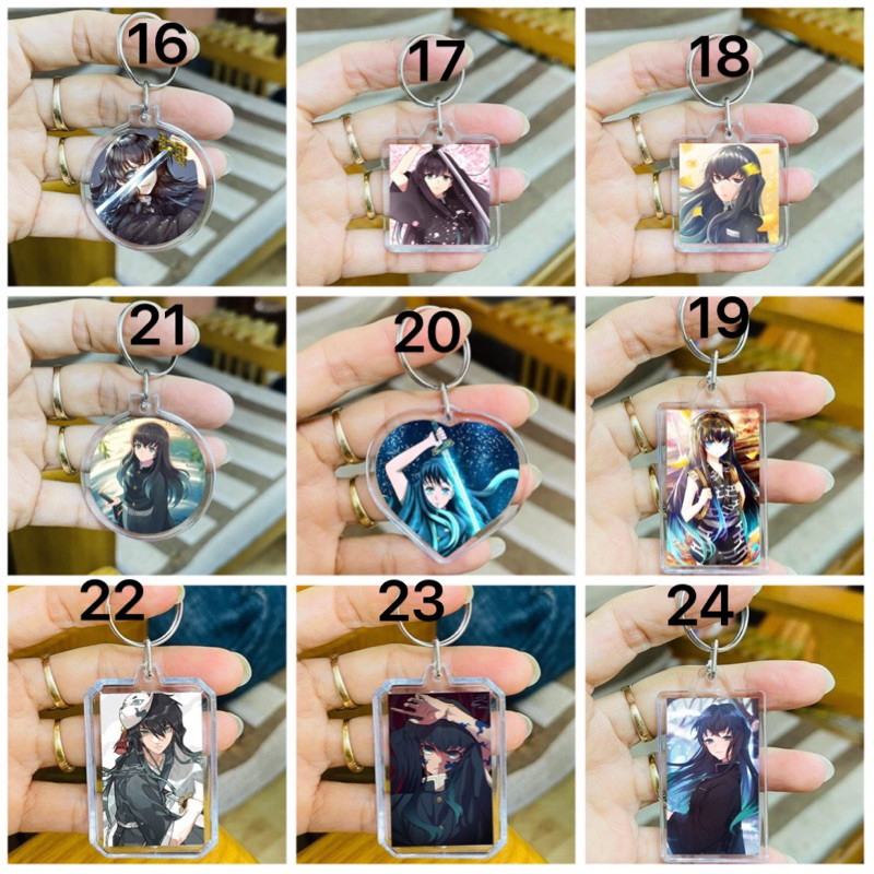 พวงกุญแจ Tokitou muichirou kimetsu no yaiba / พวงกุญแจ Tokitou muichirou