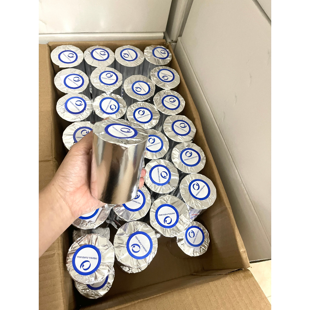 ( 50 ม้วน ) BILL PRINTING PAPER K80x60 THERMALT PRINTING PAPER K80 INVOICE PRINTING PAPER [50C BOX K