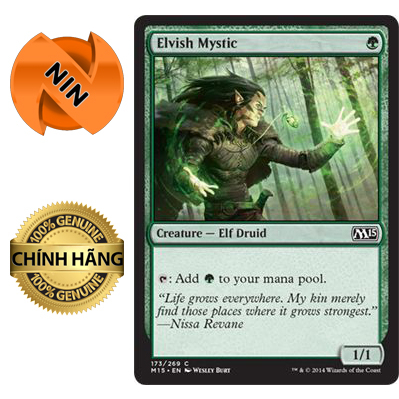 [เวทมนตร์แท้: The Gathering Card] Elvish Mystic – Core Set 2015 (M15)