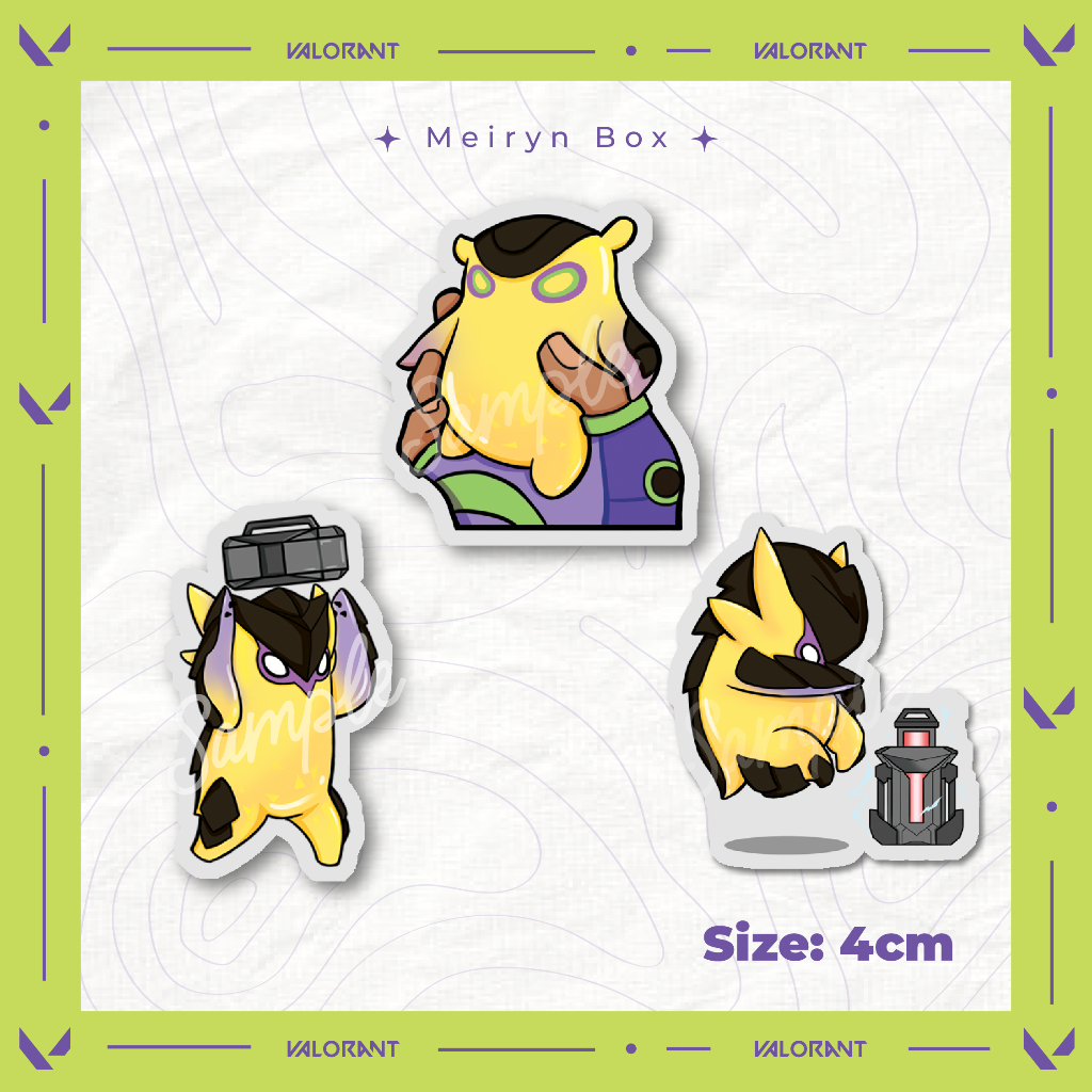 [KEYCHAIN] Wingman KEYCHAIN - Gekko - VALORANT - Meiryn Box