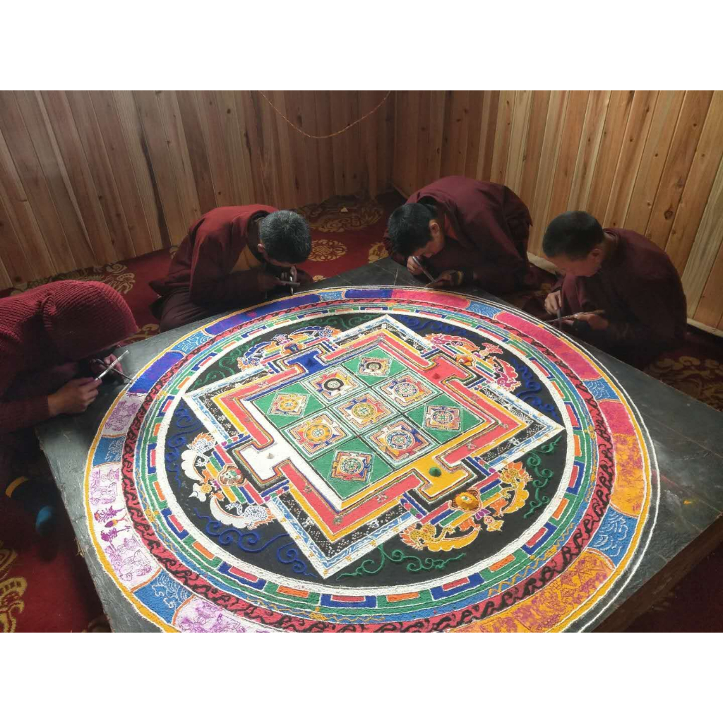 Vajrasattva Mandala Sand จาก Muqing Monastery
