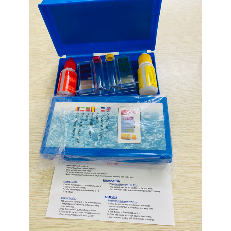 ‍ ️ SWIMMING POOL WATER PH TEST KIT