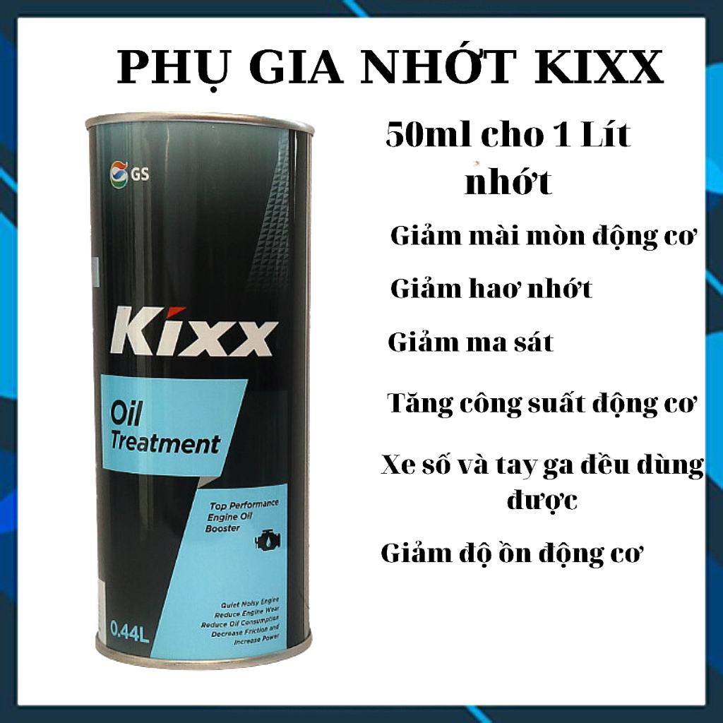 [VG555] Kixx Oil Treatment สารเพิ่มน้ํามันหล่อลื่นเพื่อปกป้องเครื่องยนต์สําหรับคู่มือและสกู๊ตเตอร์