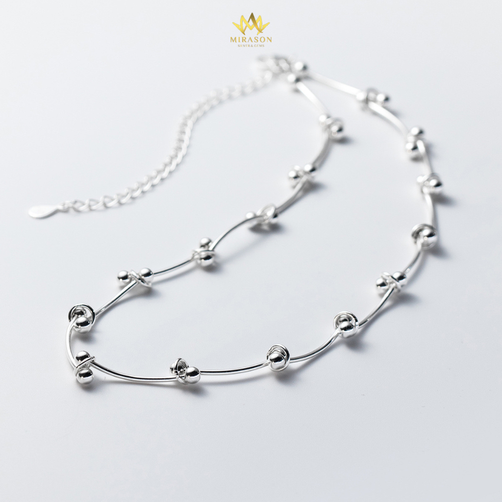 สร้อยคอเงินหรูหรา Noble S925 - MIRASON MDC104