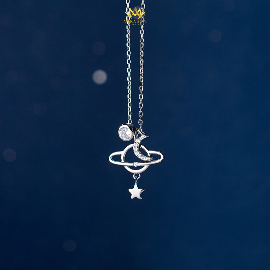 สร้อยคอเงิน Moon Star Universe S925 ที่น่าสนใจ - MIRASON MDC120