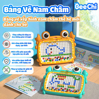 Bảng vẽ nam châm - Bảng vẽ xếp hình nam châm thế hệ mới dành cho bé