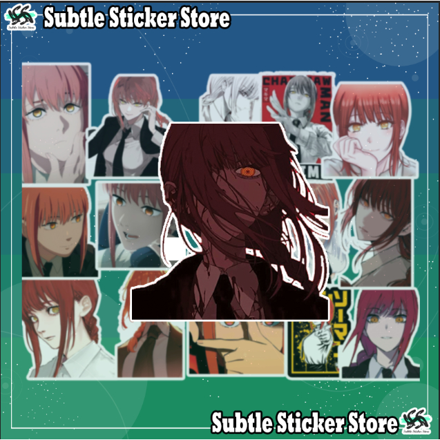 [Chainsaw Man] - ชุดสติ๊กเกอร์ Chainsaw Man อนิเมะ 10/15 Makima สติ๊กเกอร์ตกแต่งสวยงามสุด ๆ กันน้ําแ