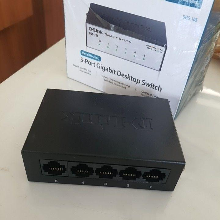 D-Link DGS-105GL 5-Port 10/100/1000M Switch Network Switch - สินค้าของแท้