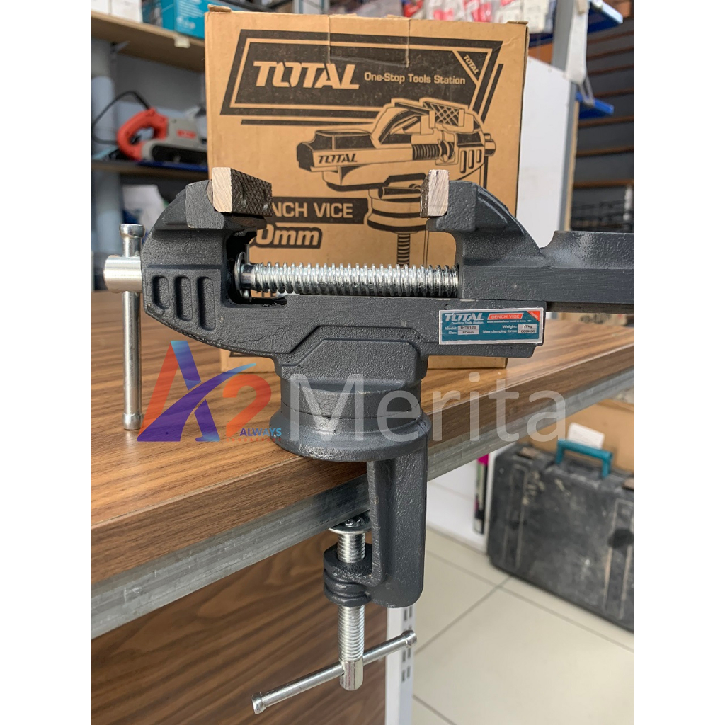 60 มม. แคลมป์หมุนตาราง Total THT6126