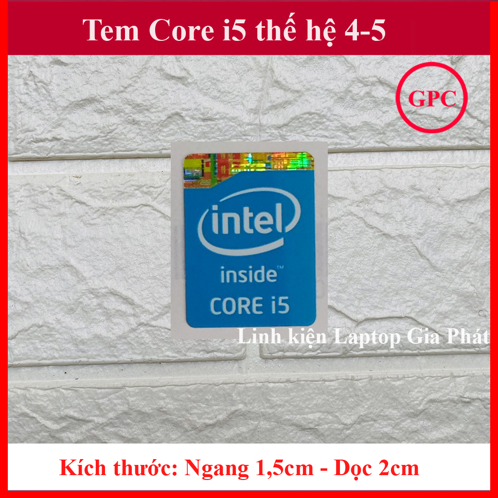 แสตมป์ Core i5 รุ่นที่ 4, แสตมป์ Core i5 รุ่นที่ 5 - สีน้ําเงิน