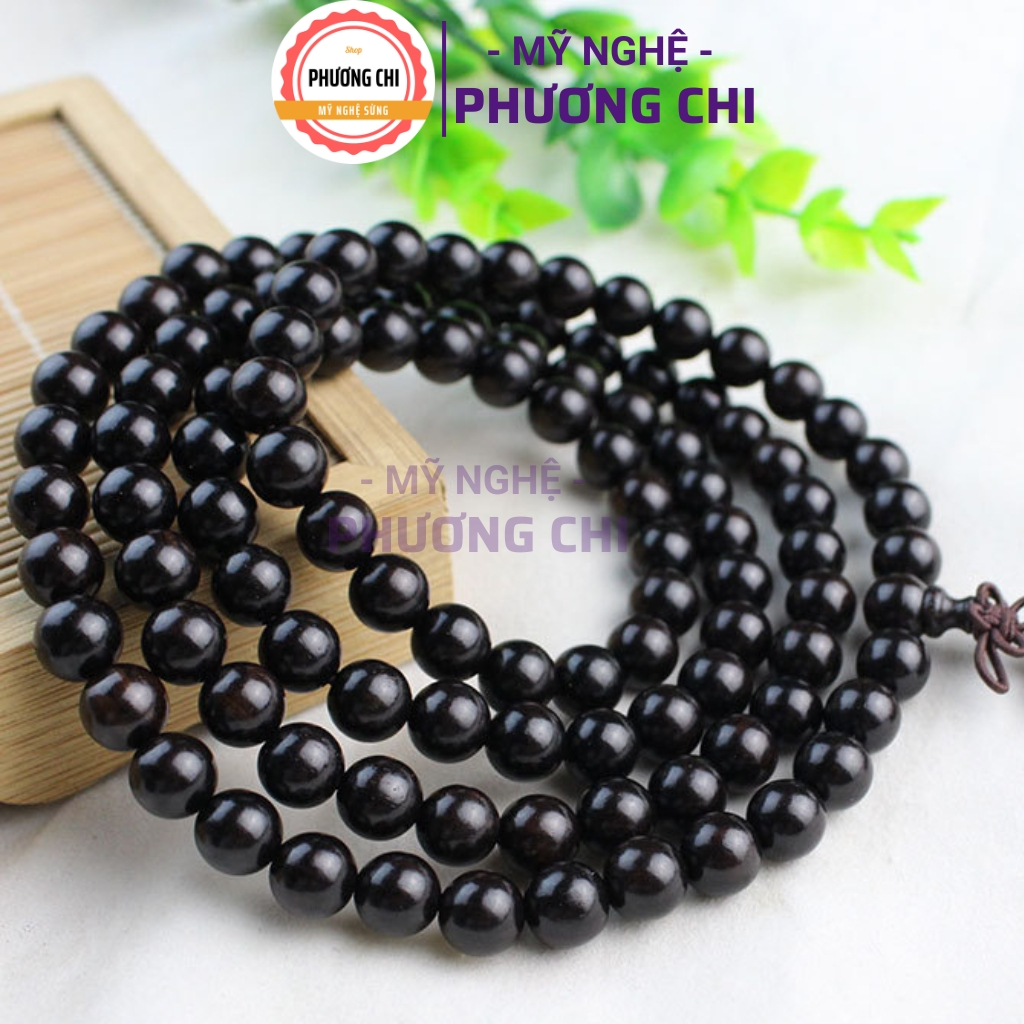 สร้อยข้อมือลูกประคําลูกปัดฮอร์นสีดํา 108 พร้อมกล่องฟรี - สร้อยข้อมือฮวงจุ้ย | ภูกงจิ ศิลป์