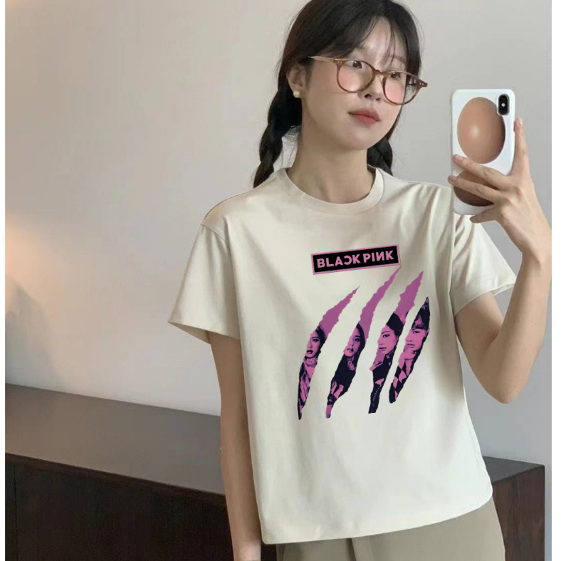 เสื้อยืด Baby Tee ผ้าคอตตอนยืดคุณภาพสูง เสื้อยืดแบรนด์ Local ABT05