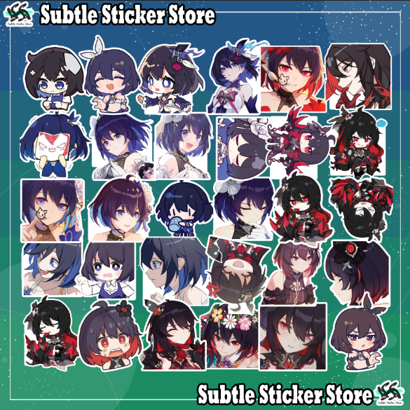[honkai Impact] - ชุด 10/15/30 สติ๊กเกอร์ Seele / Seele Vollerei เกม honkai กระแทกสติกเกอร์ตกแต่งกันน้ําสวยงามสุด ๆ