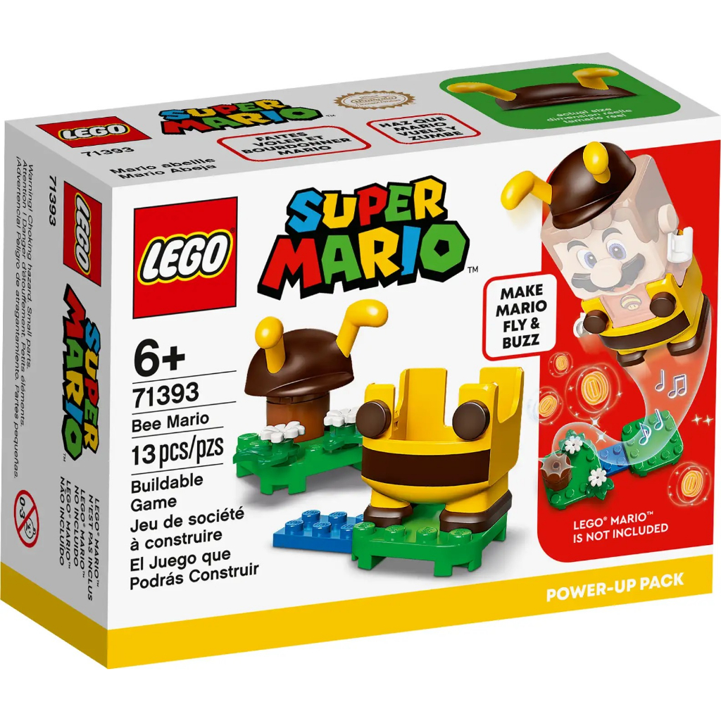 Lego 71393 Bee Mario Power-Up Pack - Bee Mario Power-Up Pack (ไม่รวมตัวละคร)