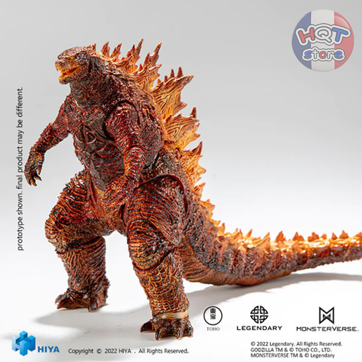 Burning Godzilla Model HIYA Exquisite Basic Series Action Figure 18ซม