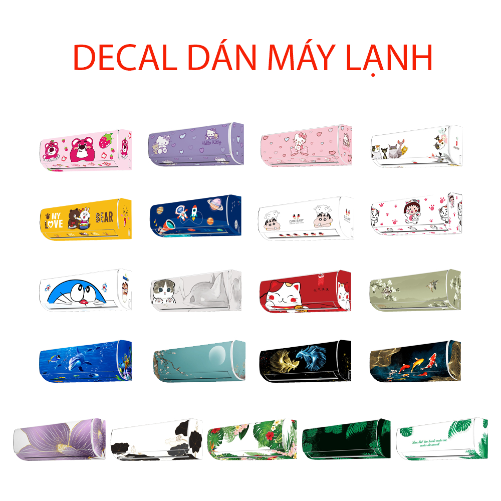 Thuthaodecor AIR CONDITIONER Decal - ของตกแต่งบ้าน - สินค้าขายดี