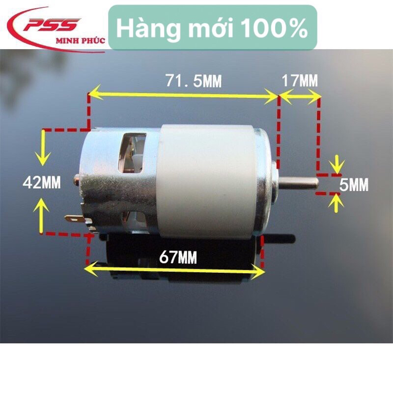 มอเตอร์แกน 5 มม. 775 มอเตอร์ 775 สําหรับทําเครื่องจักร - แกน 5 มม. - มอเตอร์ 775