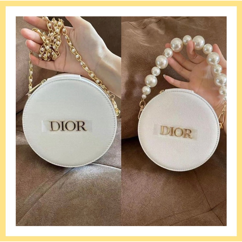 Gift Dior Vanity Pouch White Novelty Limited 2023