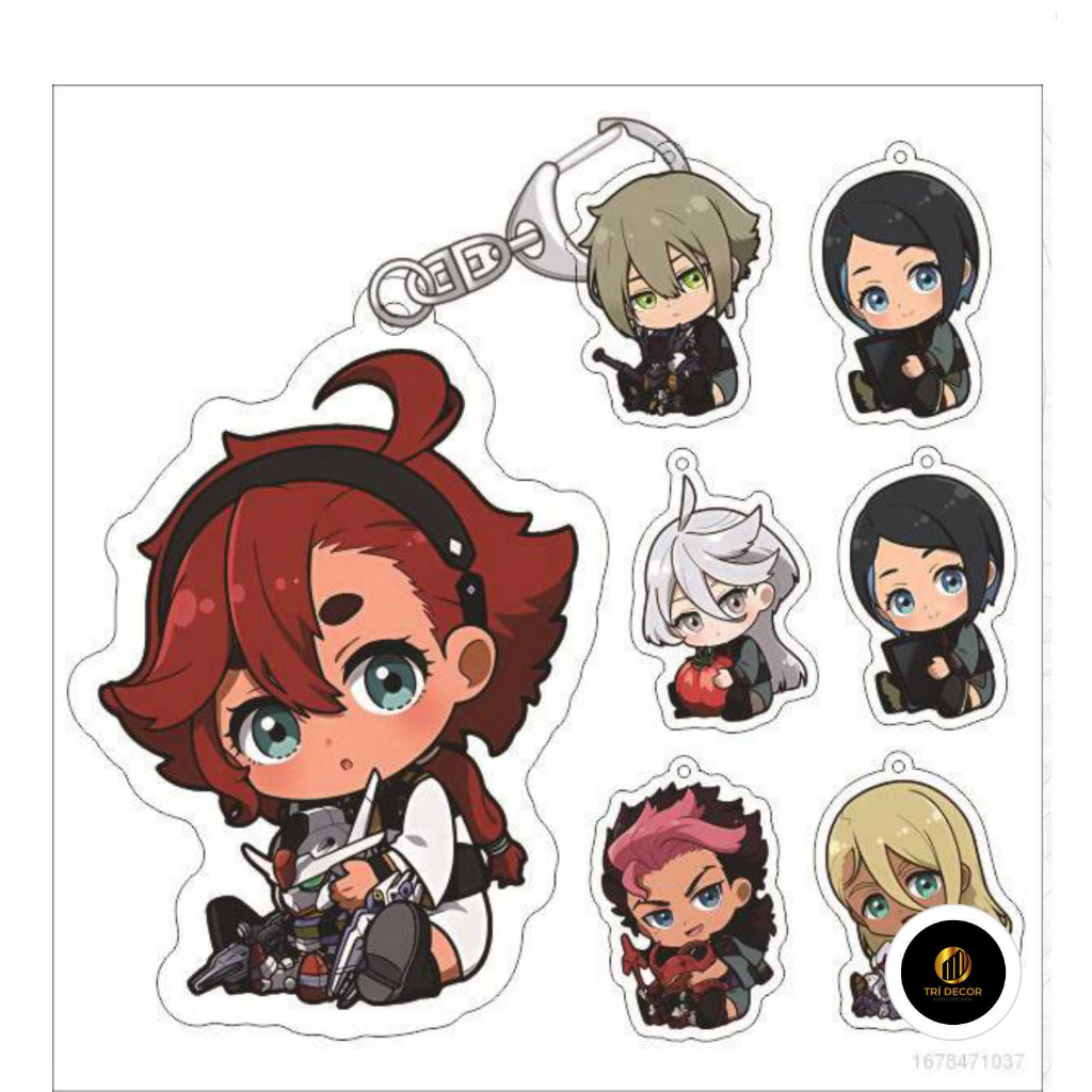 แม่มดจาก Mercury Sulletta BY2 YB2 พวงกุญแจอะคริลิค