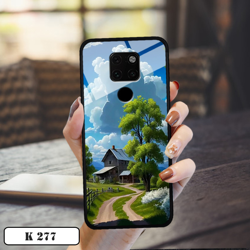 เคสกระจกภูมิทัศน์ 3D Country สําหรับ Huawei Mate 20/ Mate 20 Pro