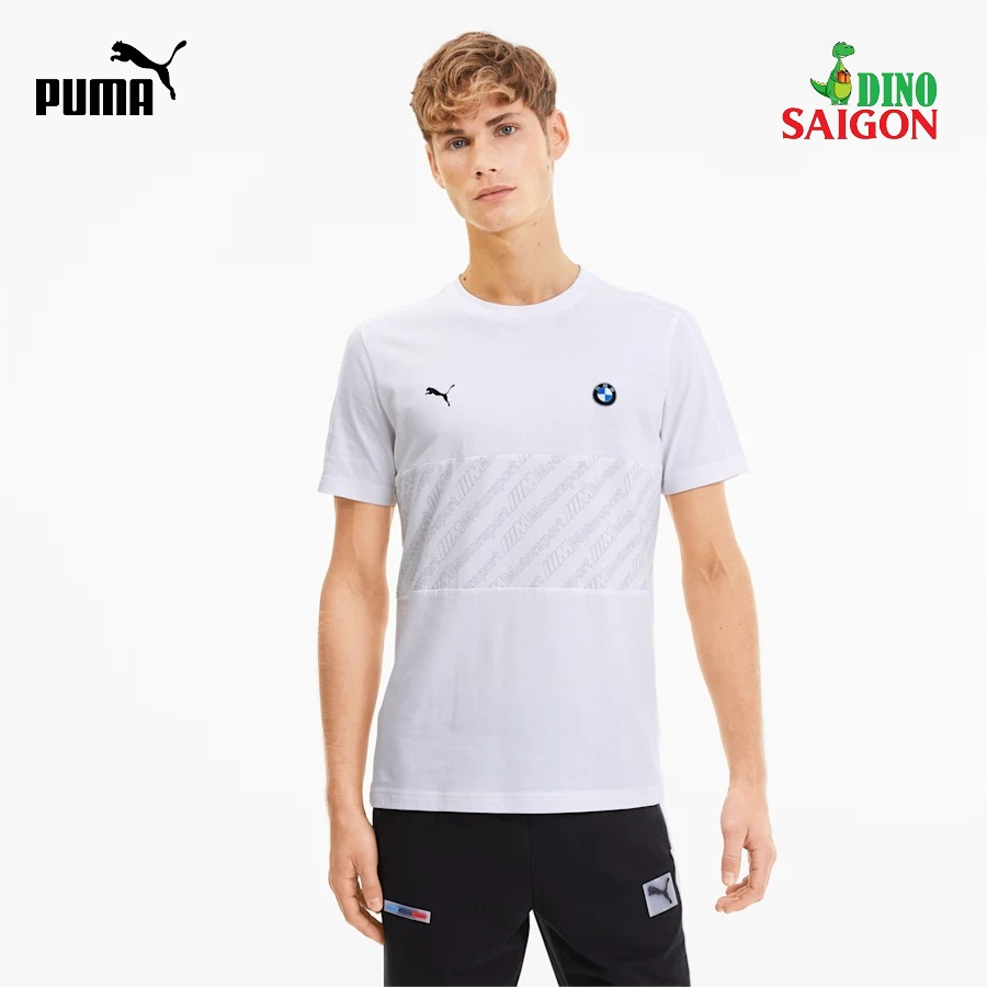 เสื้อยืดผู้ชาย Puma BMW Motorsport ของแท้ (สีขาว)