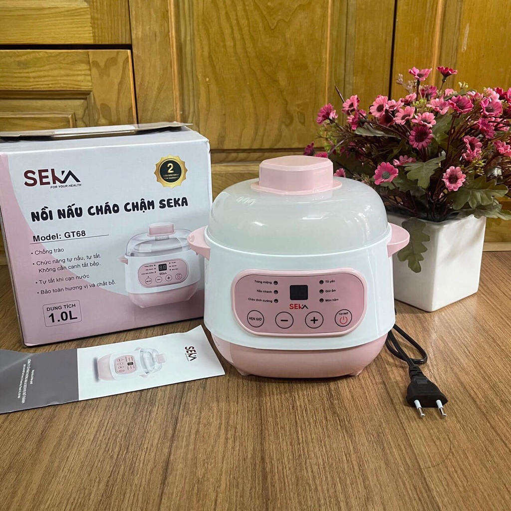 KAW-KA GT68 หม้อตุ๋นโจ๊กสําหรับทารกหย่านม - โจ๊กสตูว์, ปลาตุ๋น, รังนกปรุง, สตูว์ในอ่างน้ํา